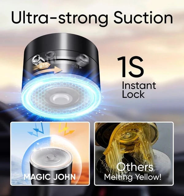 Double Sided Suction Cup Magnetic Phone Holder Lazy Multi-Functional Foldable