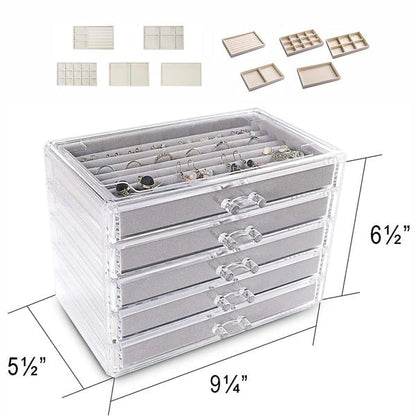 Multilayer Plush Jewelery Organizer