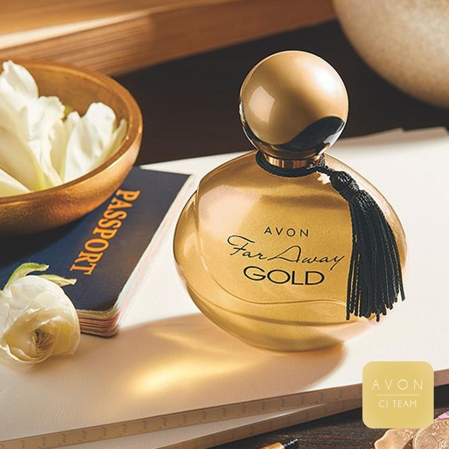 AVON Far Away Gold Eau de Parfum Natural Spray 50ml - 1.7 fl.oz.