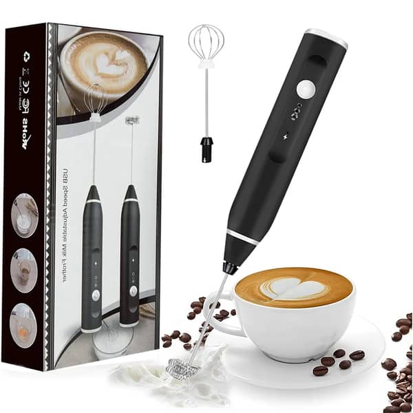 Rechargeable 2 in 1 Coffee & Egg Beater & Mixer tool