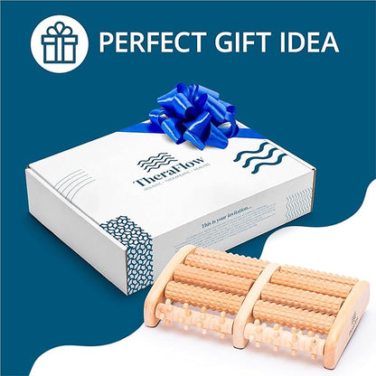 Wooden Roller Foot Massager (Pain & Stress Relief) Delivery Free