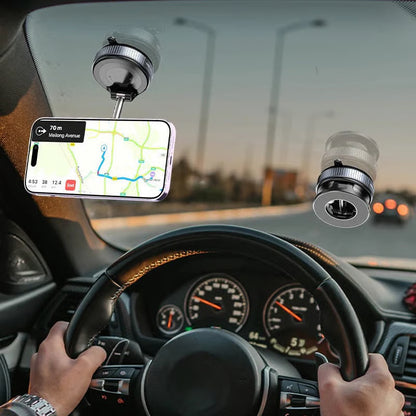 Retractable Car Phone Mount - 360° Magnetic Holder