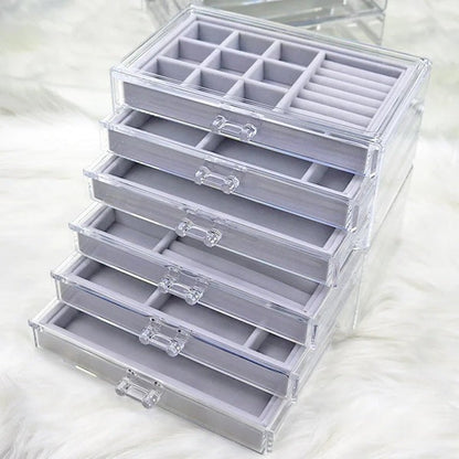 Multilayer Plush Jewelery Organizer