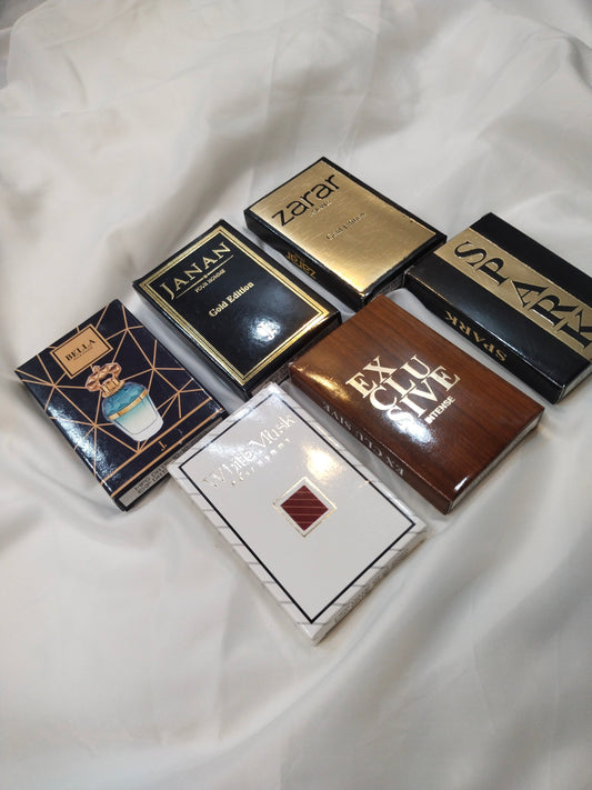 Pocket perfumes by J. - long lasting Pack of 6