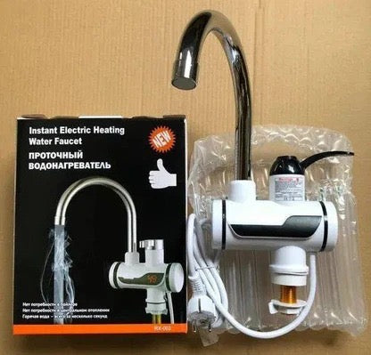 Electric Instant Water Heating Tap with LED Temperature Display Hot Water Faucet