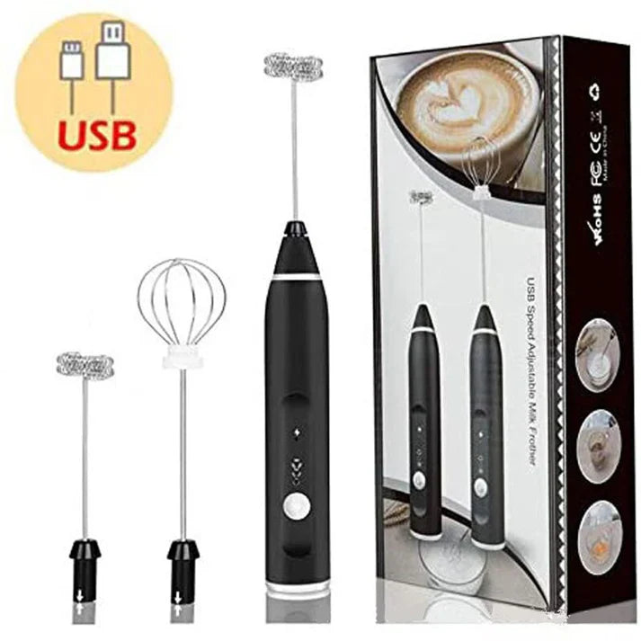 Rechargeable 2 in 1 Coffee & Egg Beater & Mixer tool