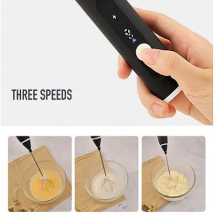 Rechargeable 2 in 1 Coffee & Egg Beater & Mixer tool