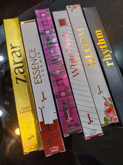 Premium J. Pack of 6 long lasting perfumes 35ML