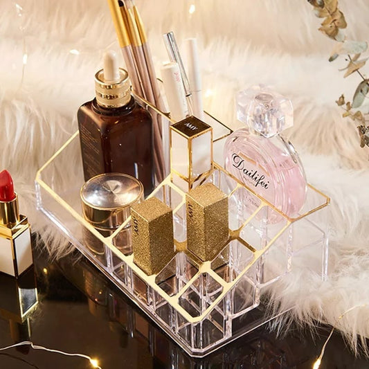 Multiple Grid Cosmetics Organizer