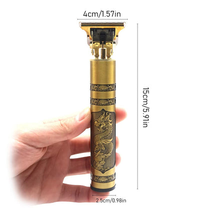 VINTAGE T9 metal Rechargeable Electric Trimmer For Men