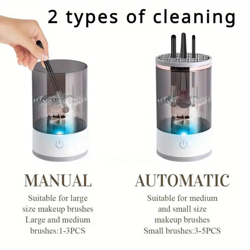 3-in-1 Automatic Makeup Brush Cleaner