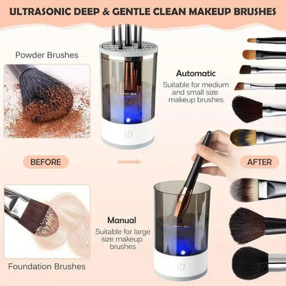3-in-1 Automatic Makeup Brush Cleaner