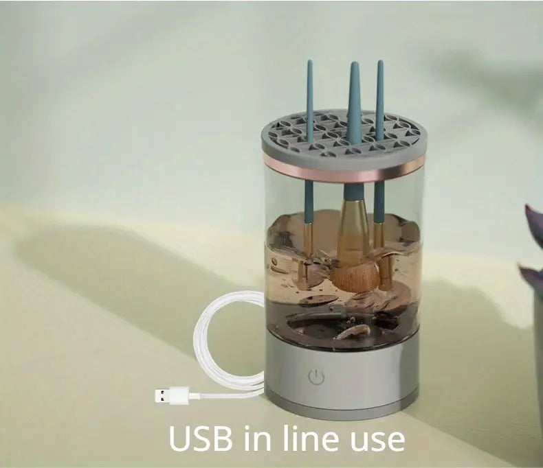 3-in-1 Automatic Makeup Brush Cleaner
