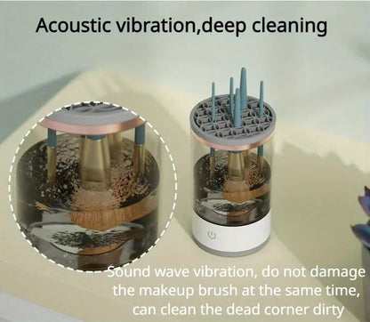 3-in-1 Automatic Makeup Brush Cleaner