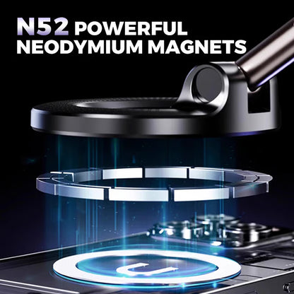 Retractable Car Phone Mount - 360° Magnetic Holder