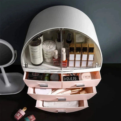 Oval Shaped Cosmetic Organizer